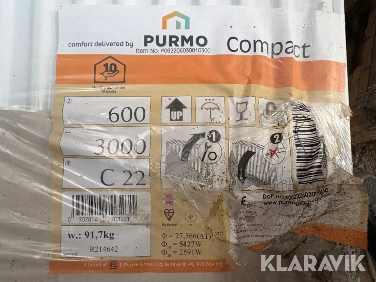 Billede 5 - Radiatorer Purmo Compact, Kon 8 styk.