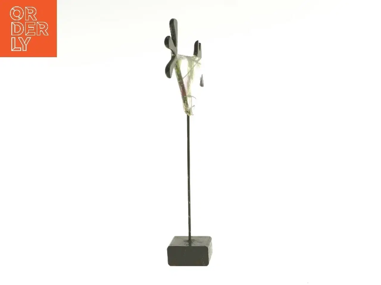 Billede 2 - Glasdekoration på pind (str. 23 cm)