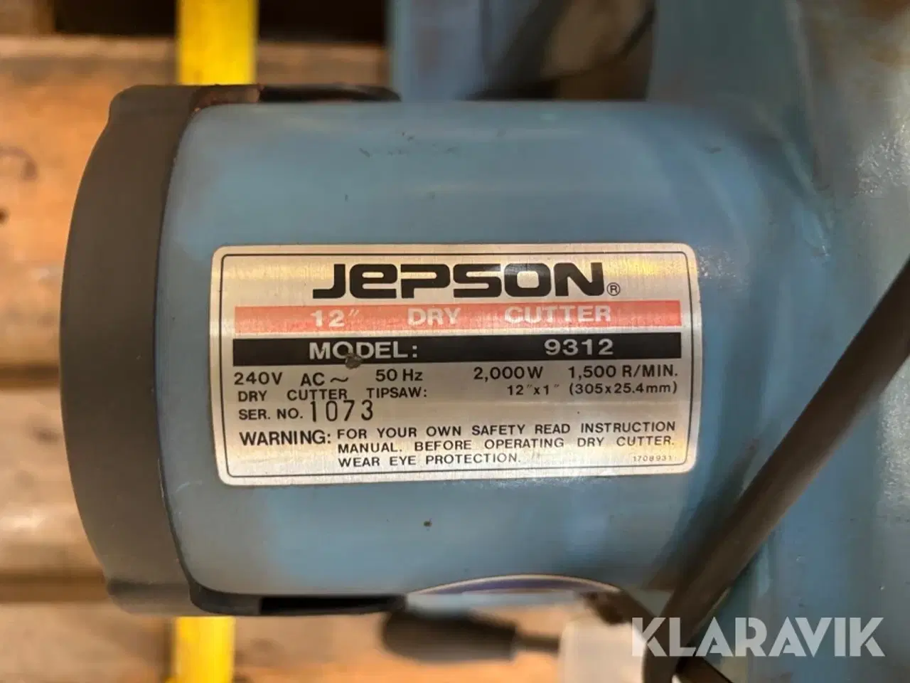 Billede 8 - Save Jepson 9310 12” Dry cutter