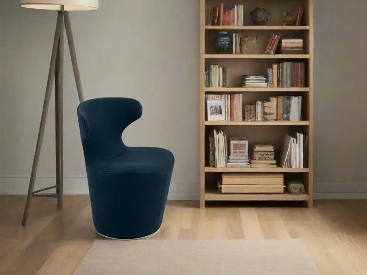 Billede 2 - B&B Italia Mini Papilio Loungestol – Blå