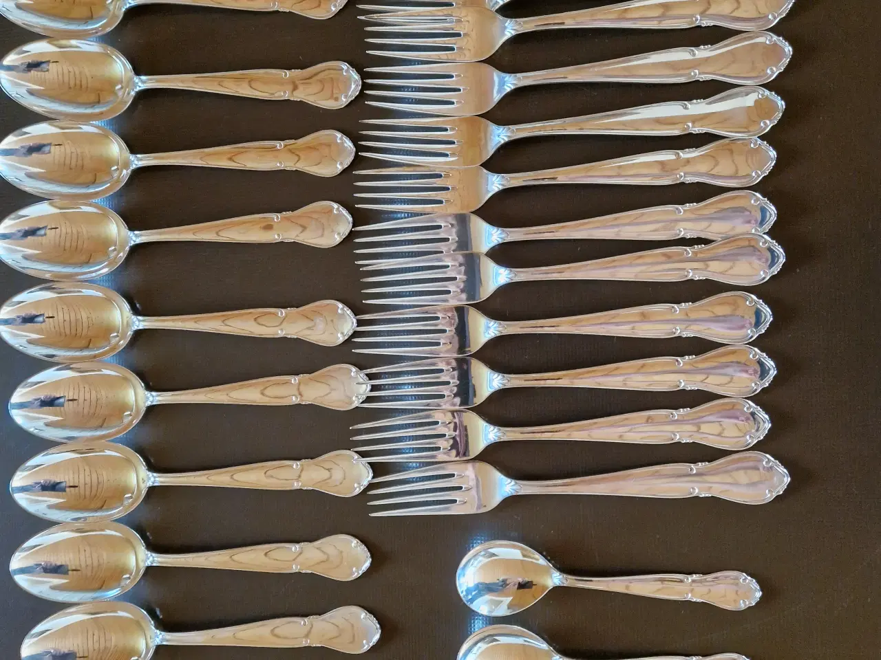 Billede 2 - 27 stk. Minerva sølvbestik. P. DANA. 