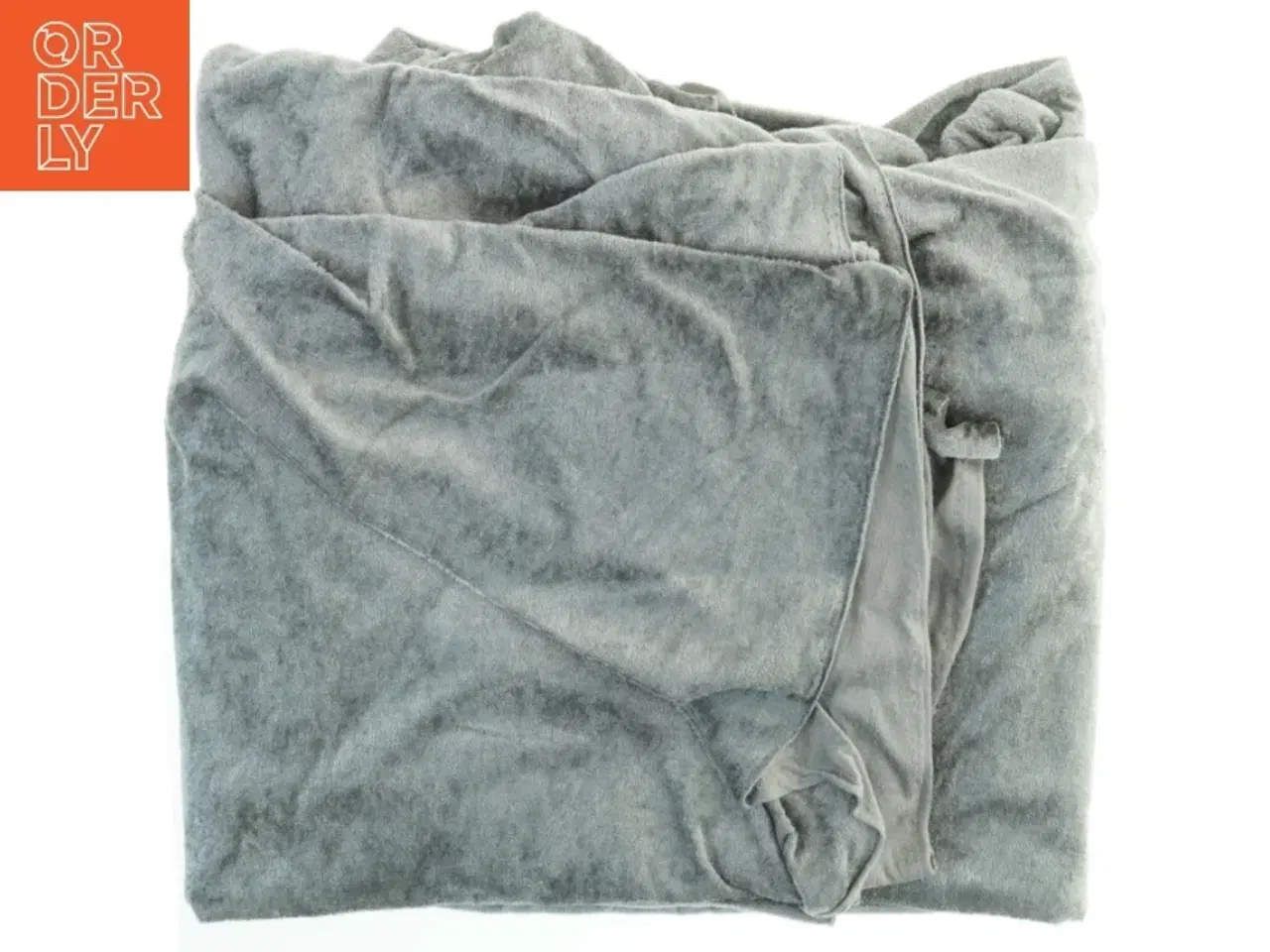 Billede 1 - Grå velourdug  (str. 290x140 cm)