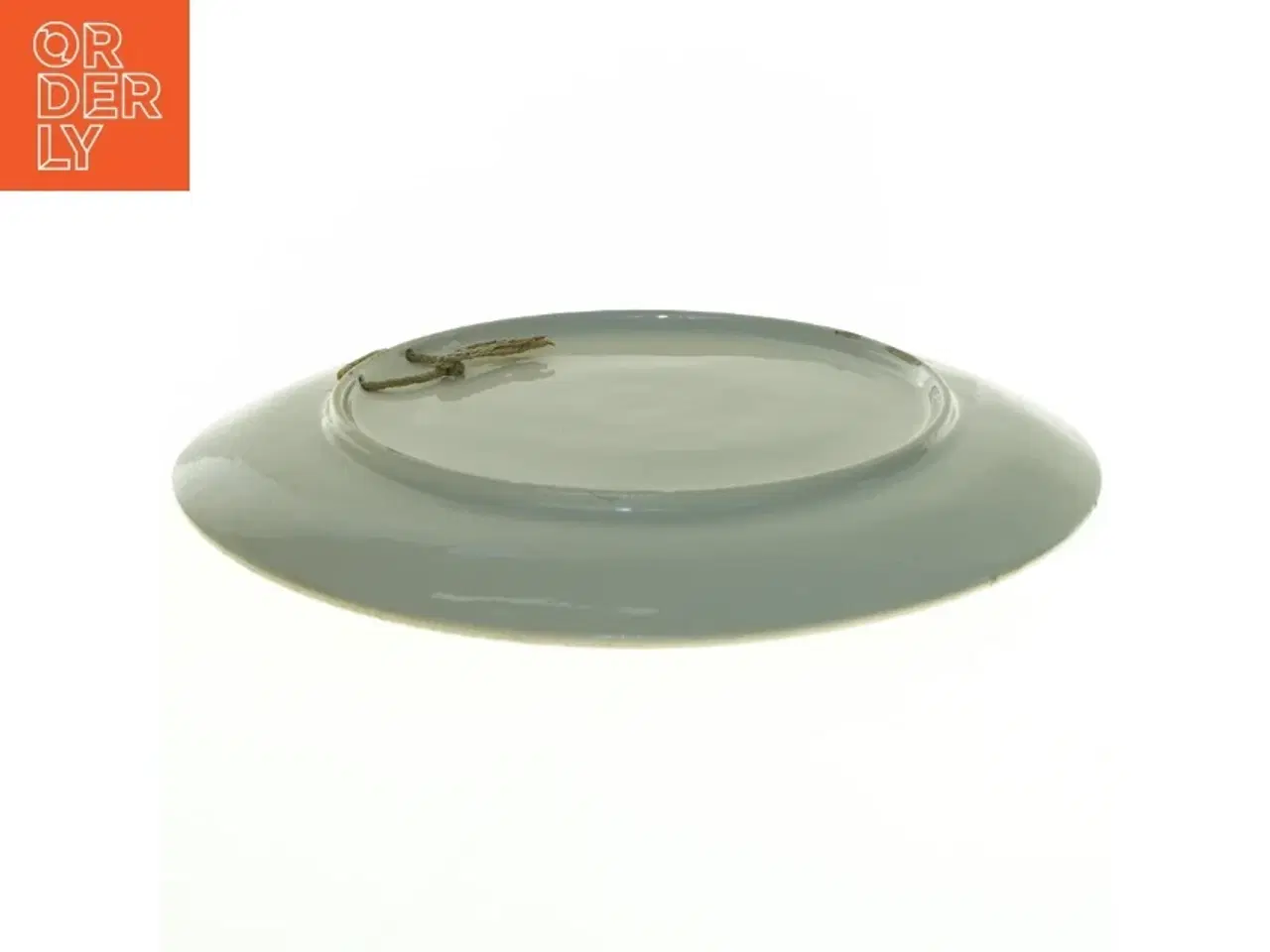 Billede 3 - Dekorativ keramiktallerken (str. 23 cm)