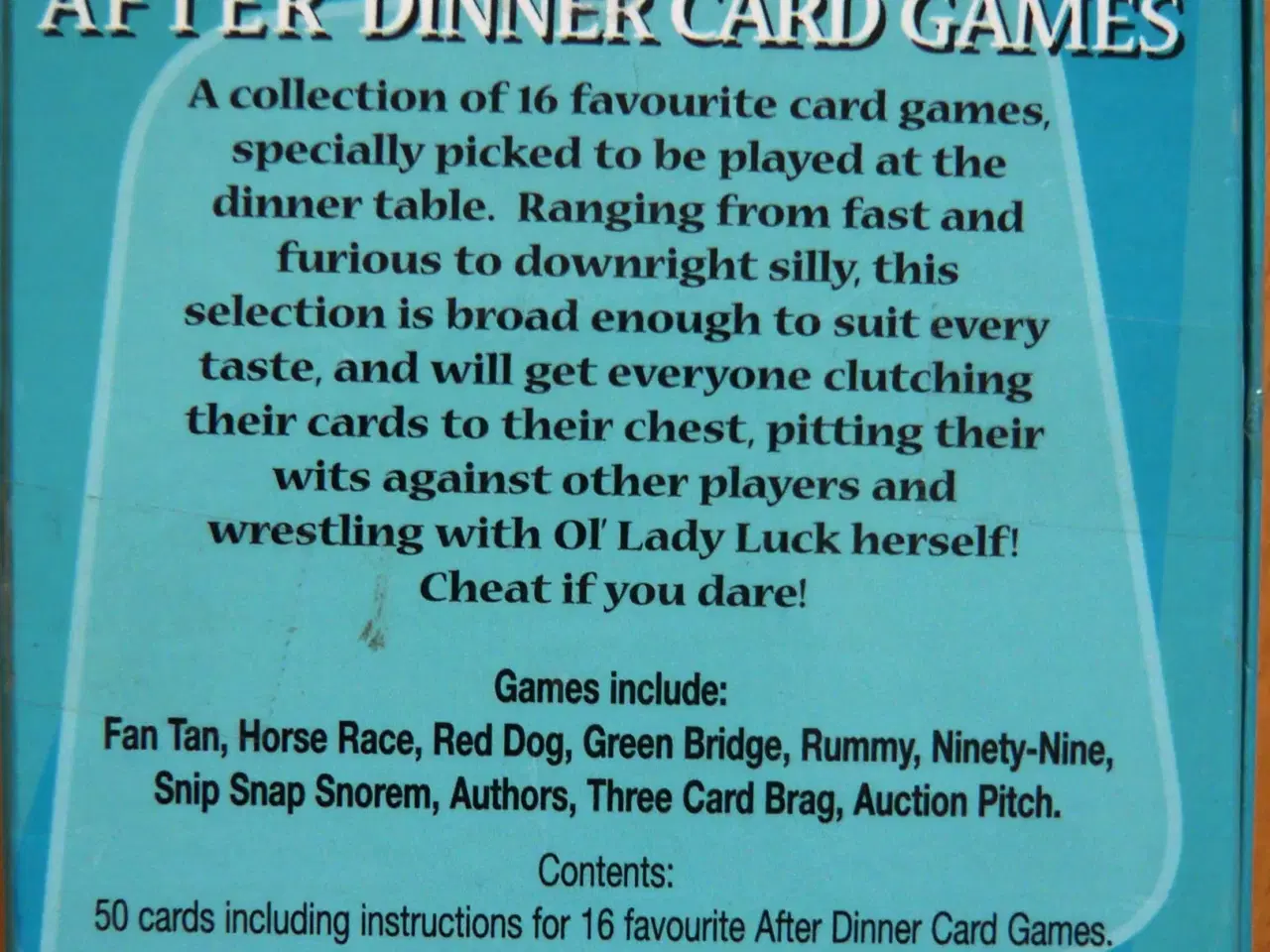 Billede 2 - Favourite efter dinner card games - compedium