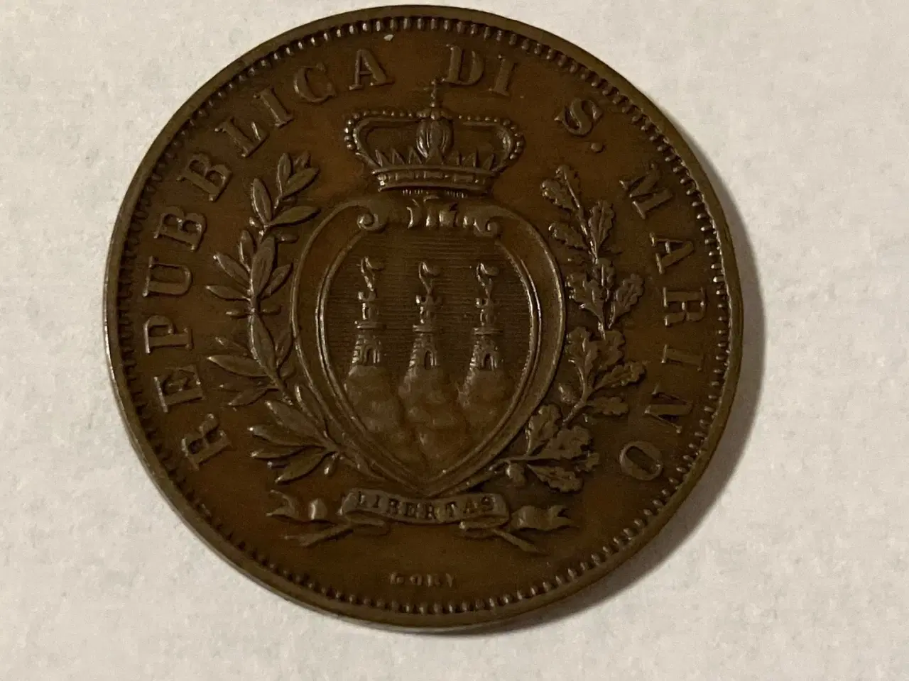 Billede 2 - 10 Centesimi 1893 San Marino