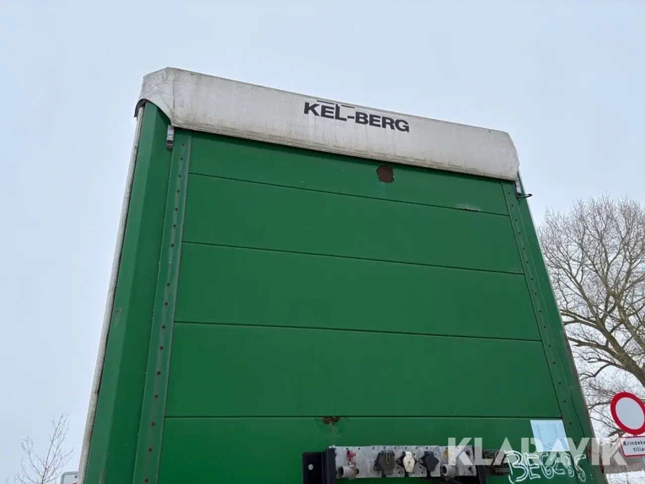 Billede 8 - Gardintrailer med liftbagsmæk Kel-Berg D510V PRSSL20-tri-sys