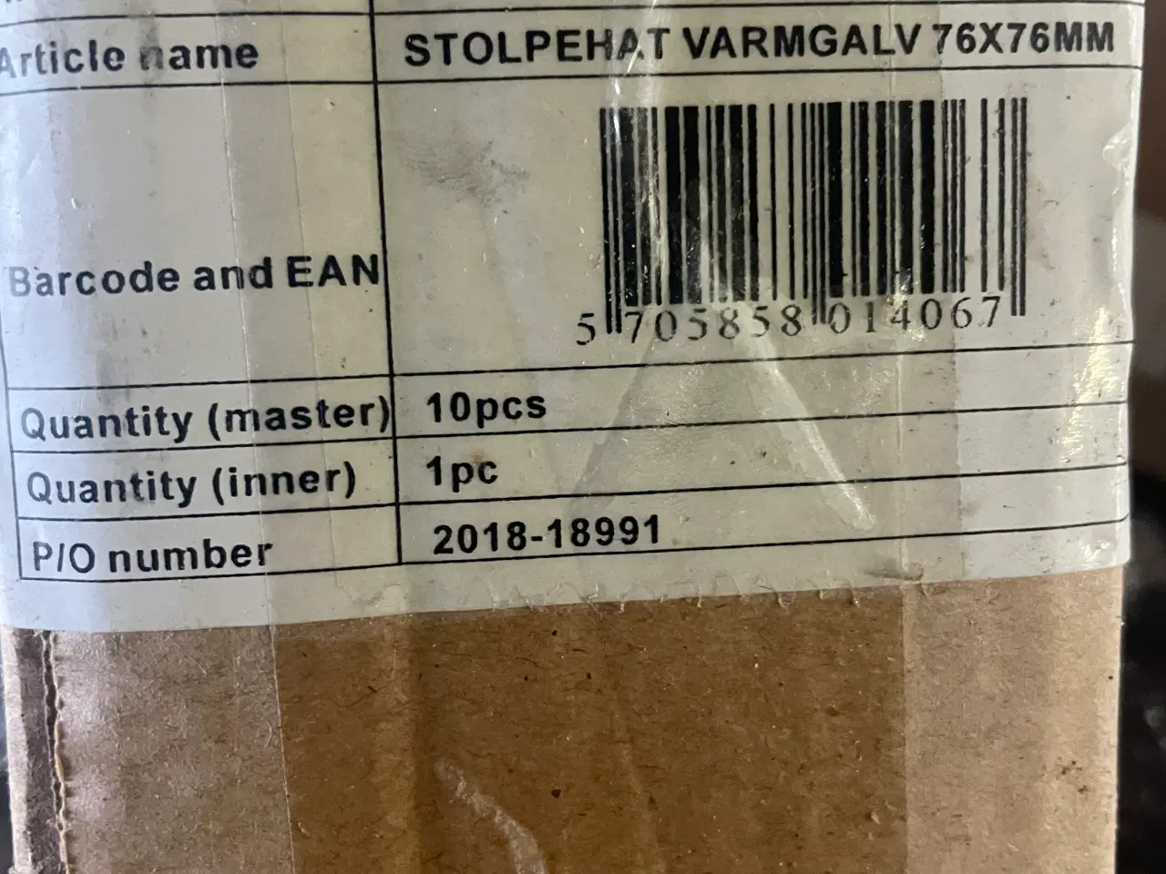 Billede 2 - Top beskytter til stolper 75x75mm