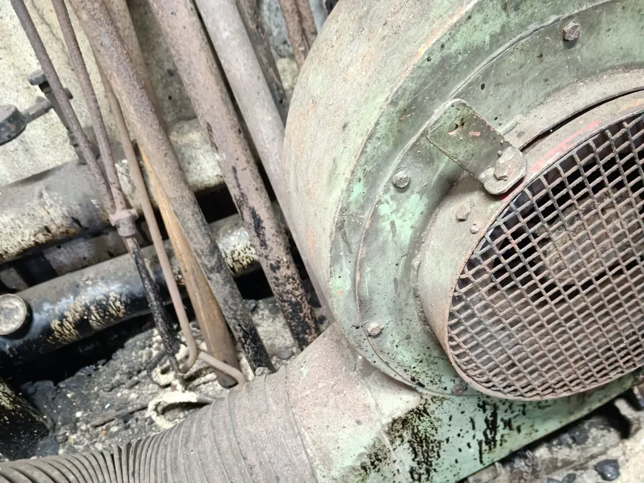 Billede 1 - 1 stk. Blæser m. motor