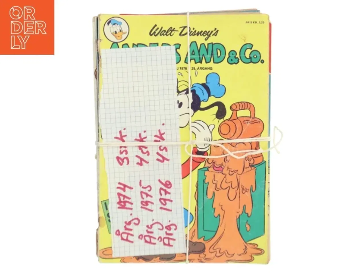 Billede 1 - Stak af gamle tegneserier og hæfter, Anders And, 1974, 75, 76