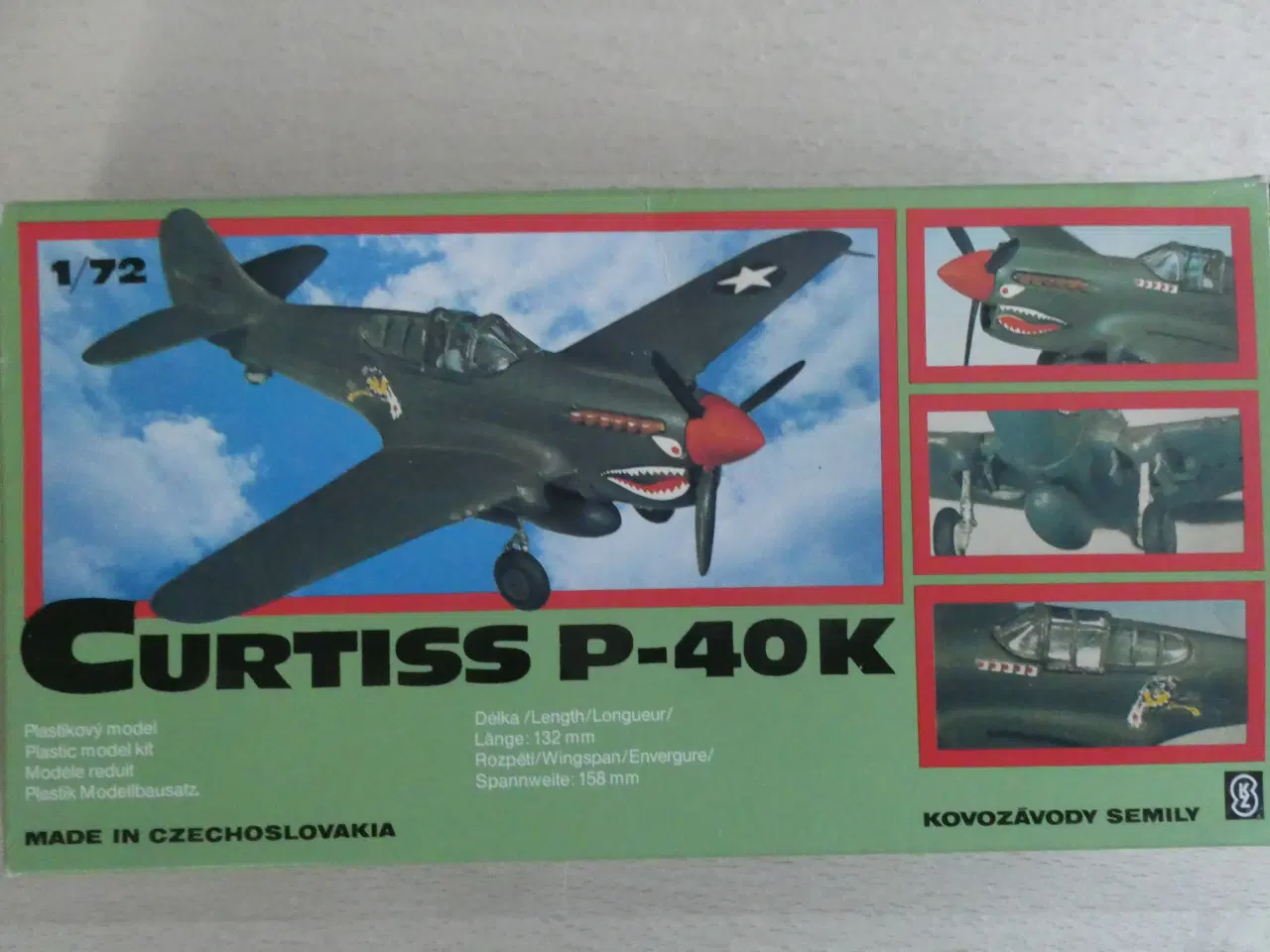 Billede 4 - 1/72 Modelfly Curtis P40, 7stk. sælges