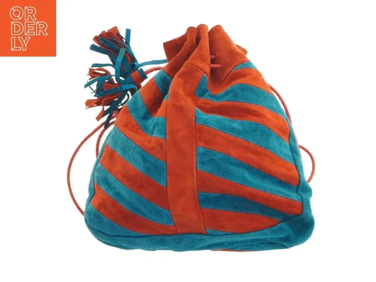 Billede 6 - Ruskinds pose taske med snorelukning (str. 26 x 27 cm)