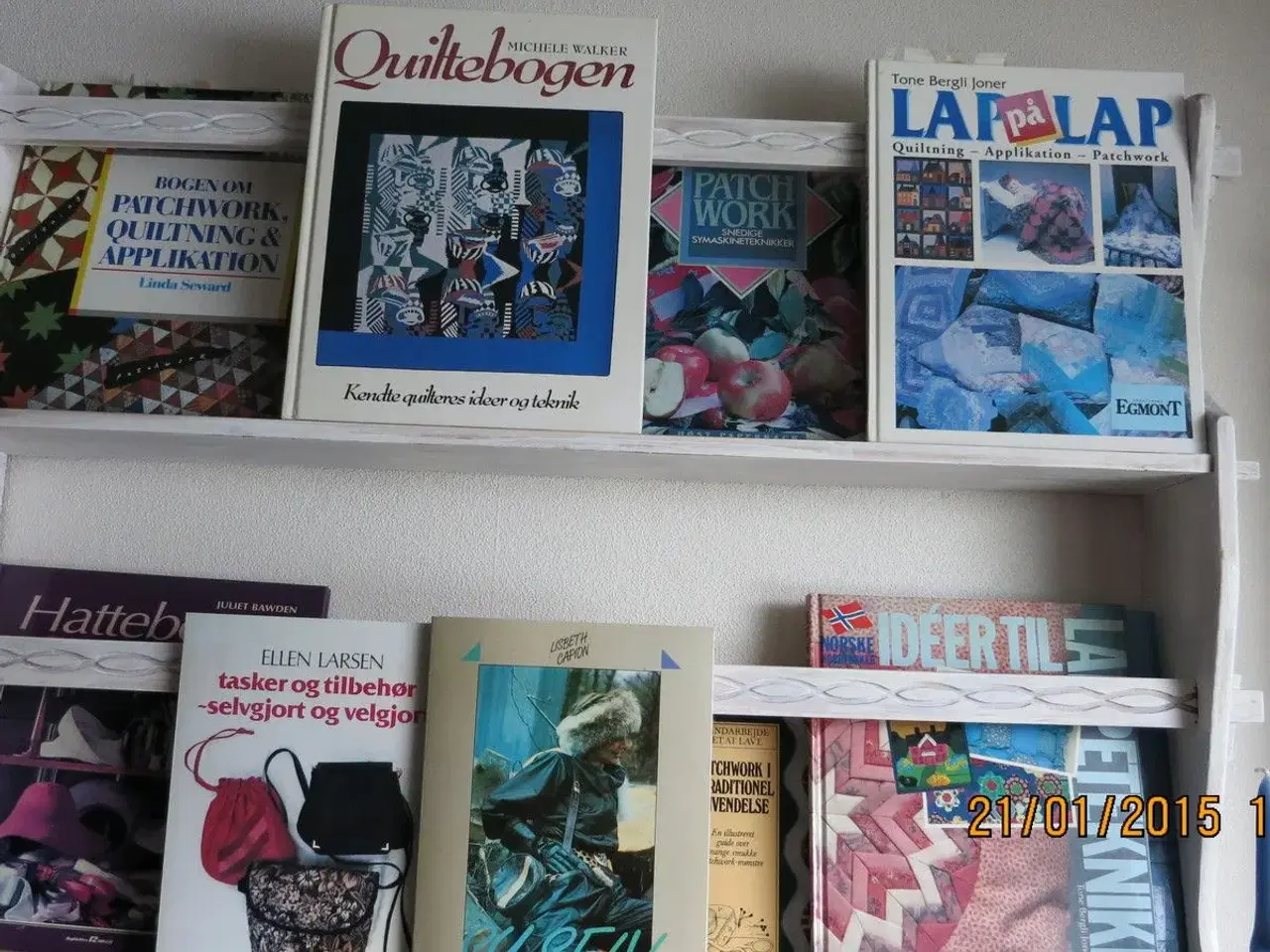 Billede 1 - Meget velholdte patchworkbøger