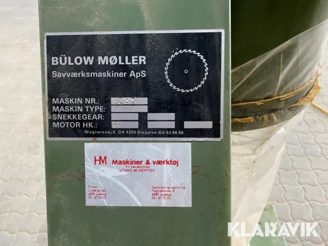 Billede 11 - Spånsug Bülow Møller Savværksmaskiner