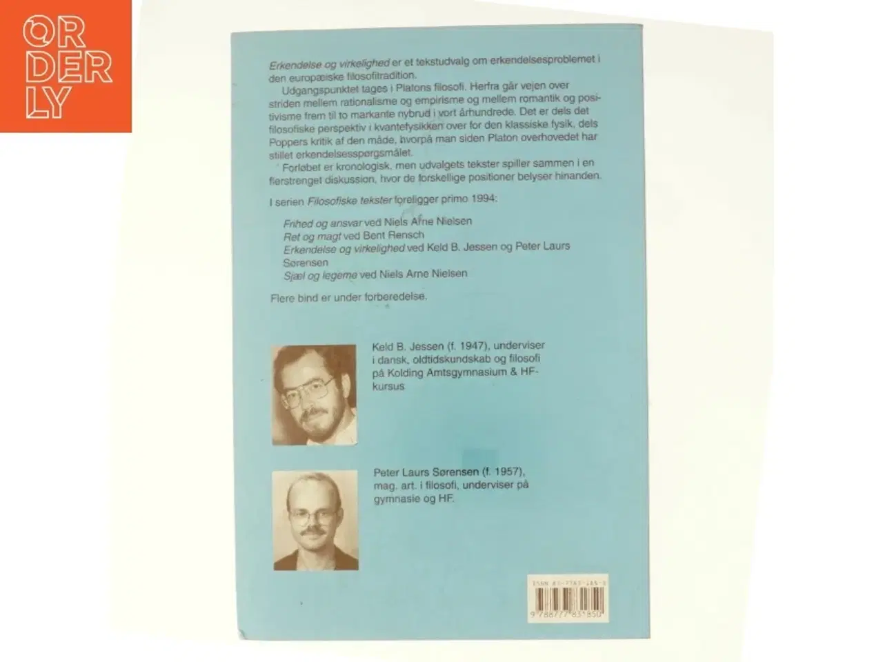 Billede 3 - Erkendelse og virkelighed, filosofiske tekster af Keld B. Jessen (Bog)