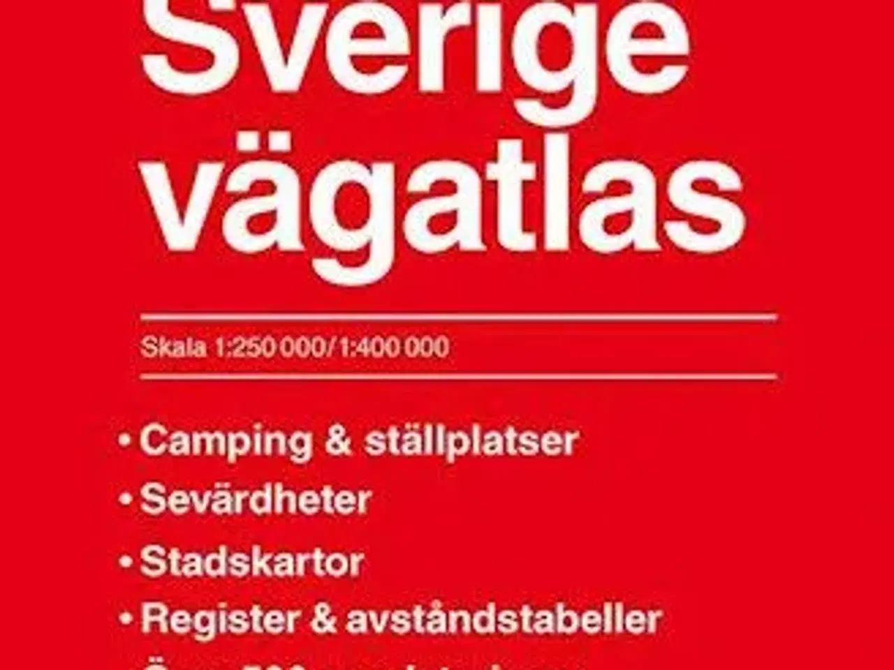 Billede 1 - Sverige Vägatlas-Västra Svealand