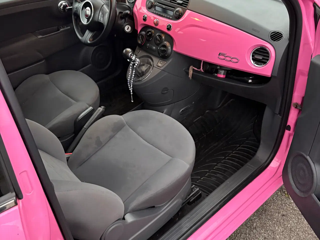 Billede 4 - Fiat 500 1,2 lyserød 2010 