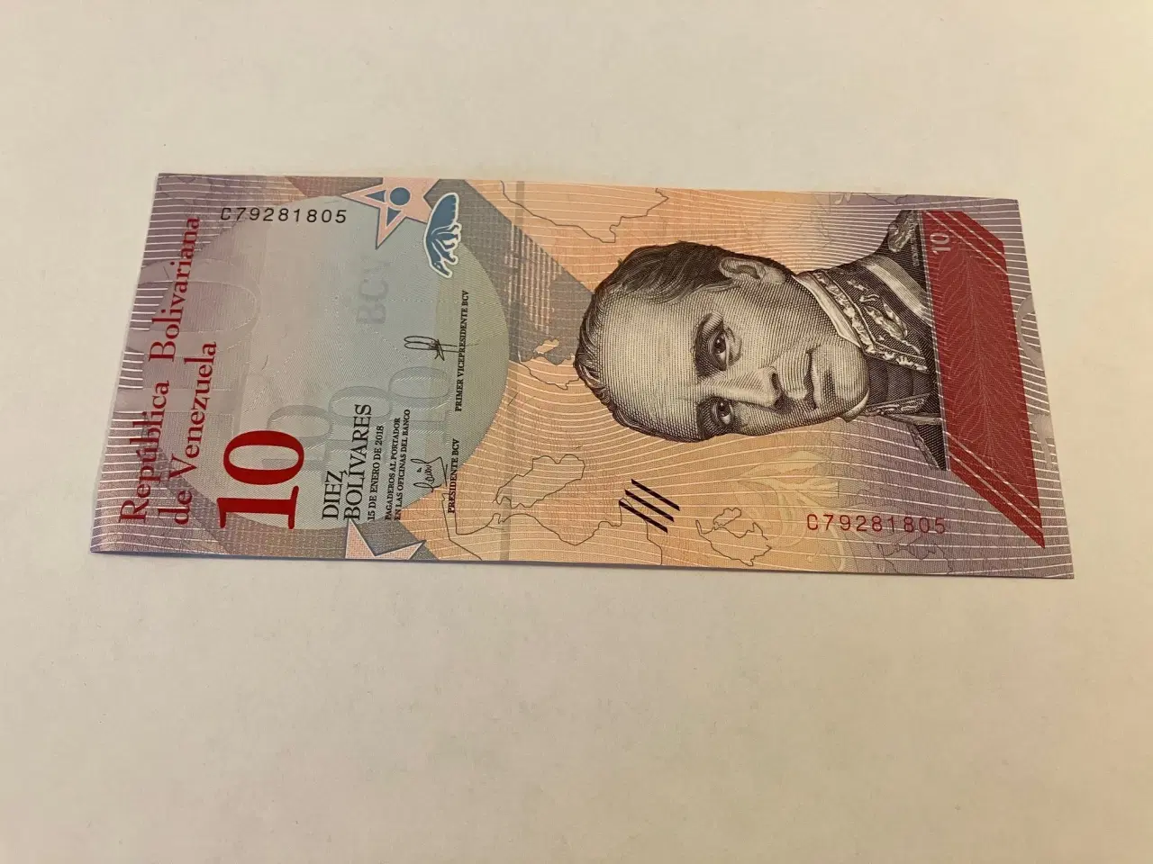 Billede 2 - 10 Bolivares Venezuela