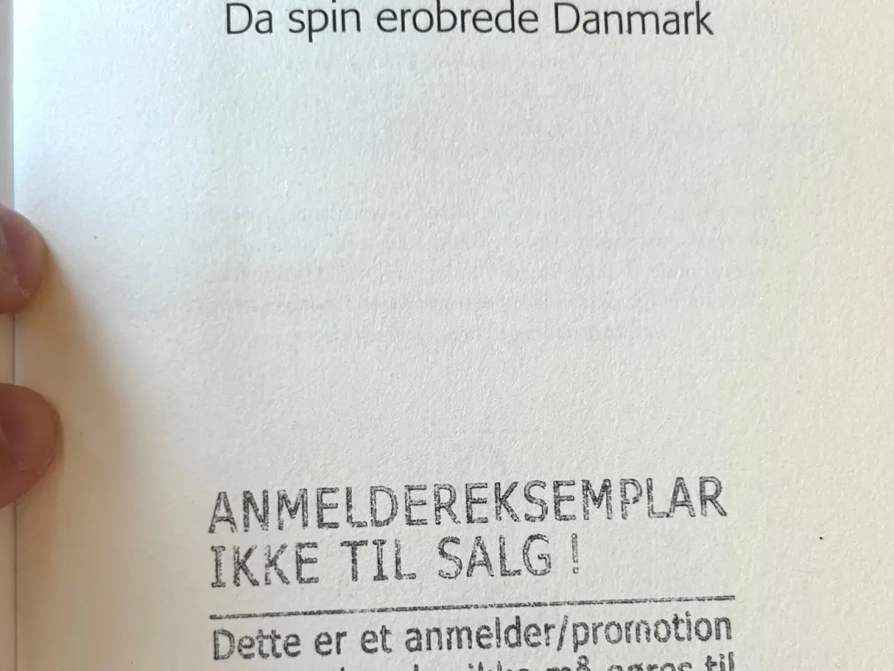 Billede 3 - Da Spin Erobrede Danmark Førsteudgave