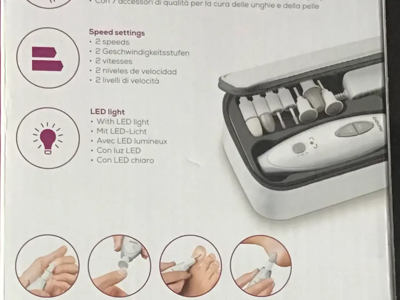 Billede 2 - Beurer Beauty manicure pedicure sæt