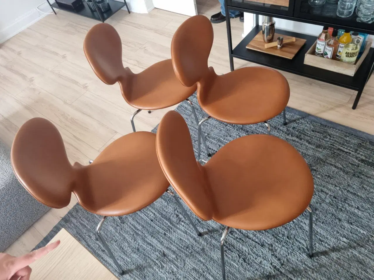 Billede 3 - Spisebordsstole 4 stk “Myren” Arne Jacobsen