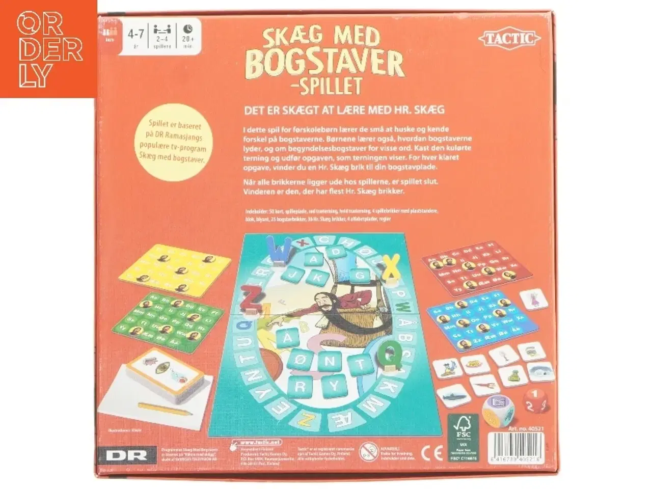 Billede 3 - Skæg med Bogstaver brætspil fra Tactic, DR (str. 25x25 cm)