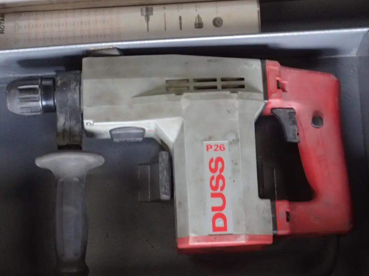 Billede 7 - Slagboremaskine DUSS pneumatisk SDS plus.