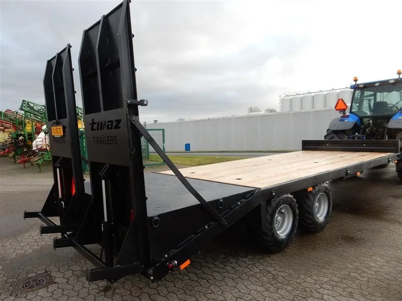 Billede 1 - Tinaz 12 tons maskintrailer - halmvogn