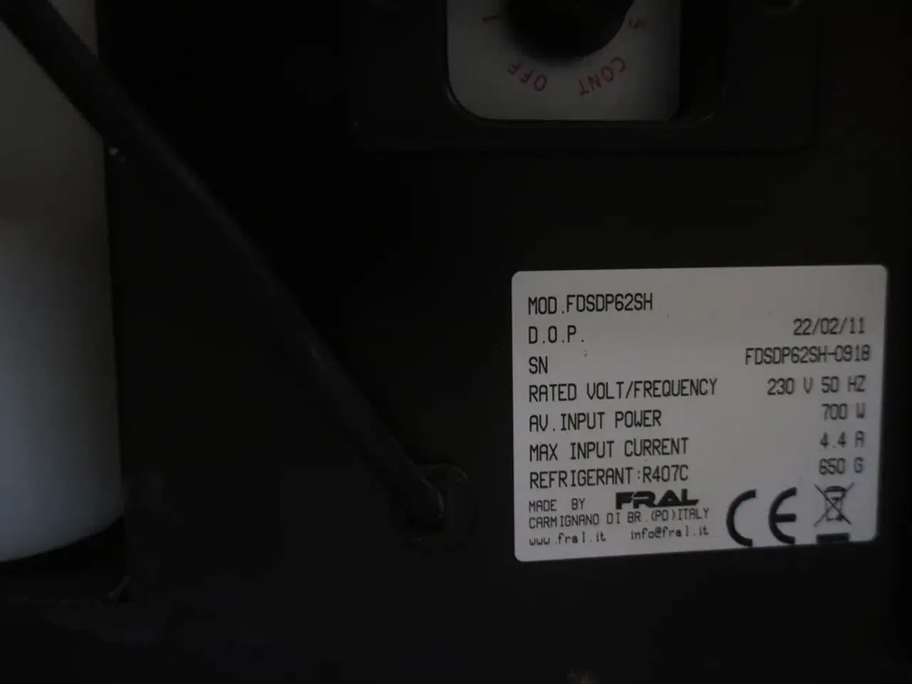 Billede 2 - Affugter FRAL FDSDP62SH