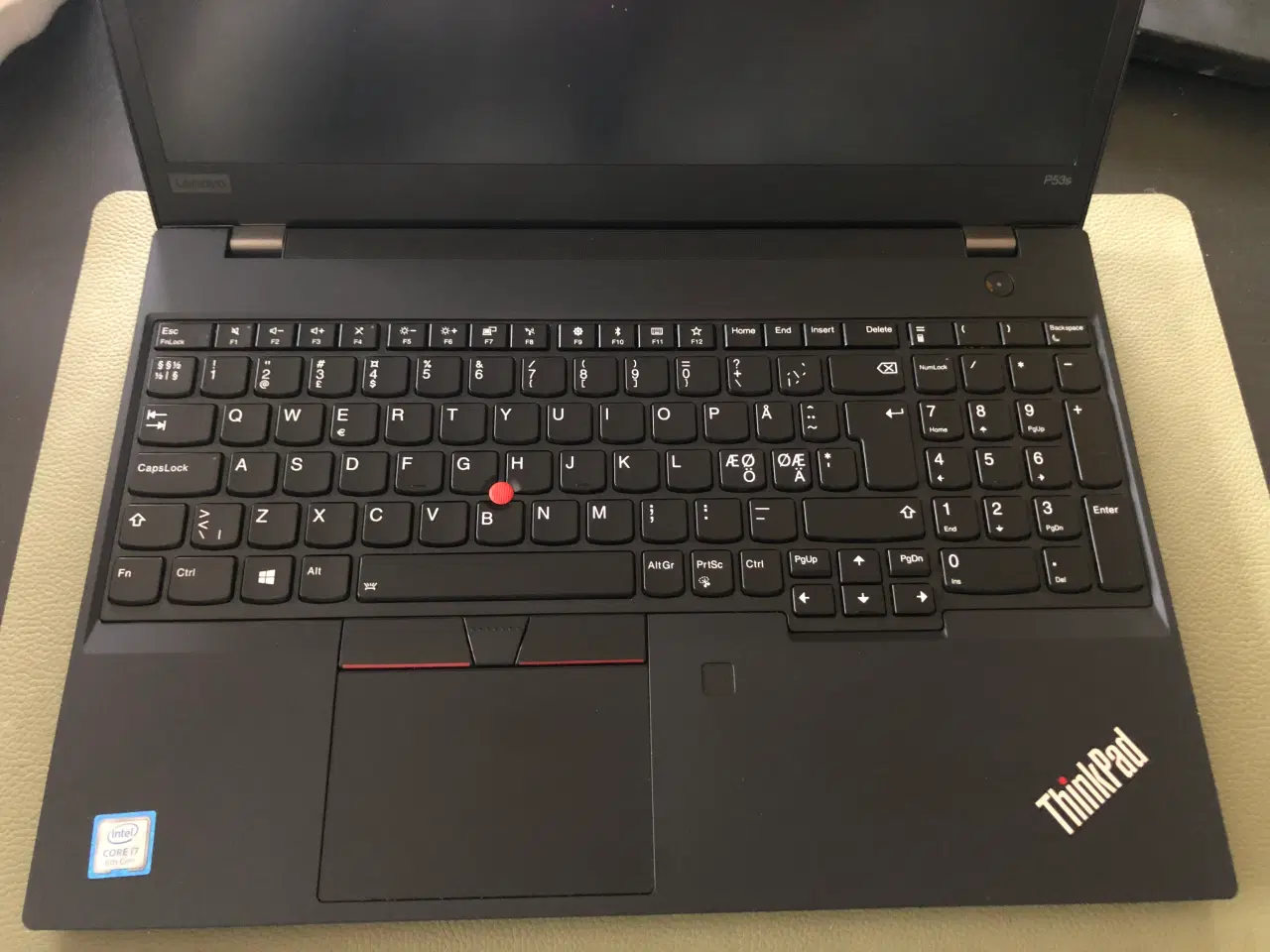 Billede 2 - Lenovo ThinkPad P53S,15.6",i7,16GB,512SSD,Win11pro