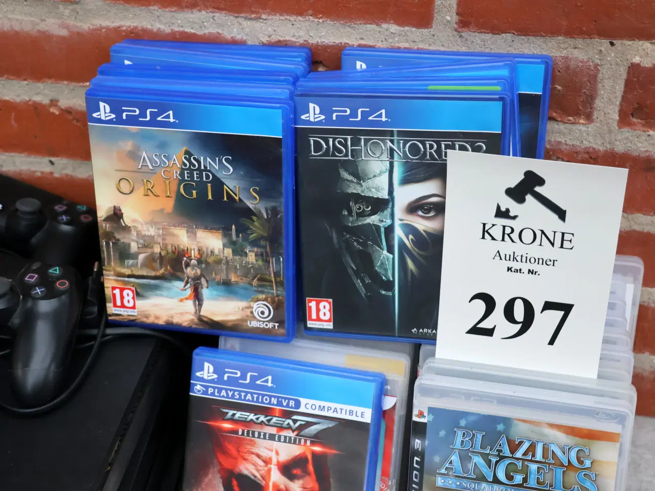 Billede 2 - 3 Stk PS4 m/3 joystik