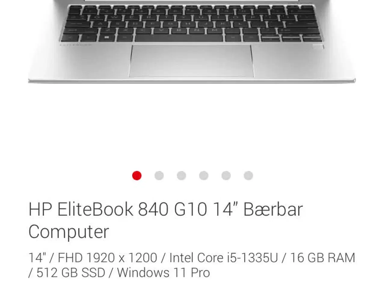 Billede 1 - HP EliteBook 840 G10