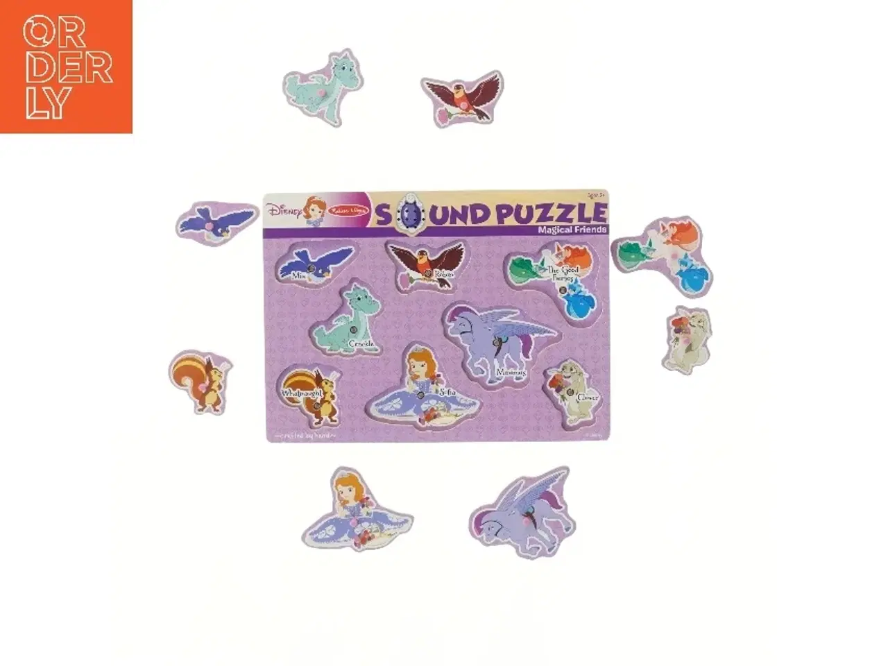 Billede 1 - Disney lydpuslespil med magiske venner fra Disney (str. 29,5x21,5 cm)