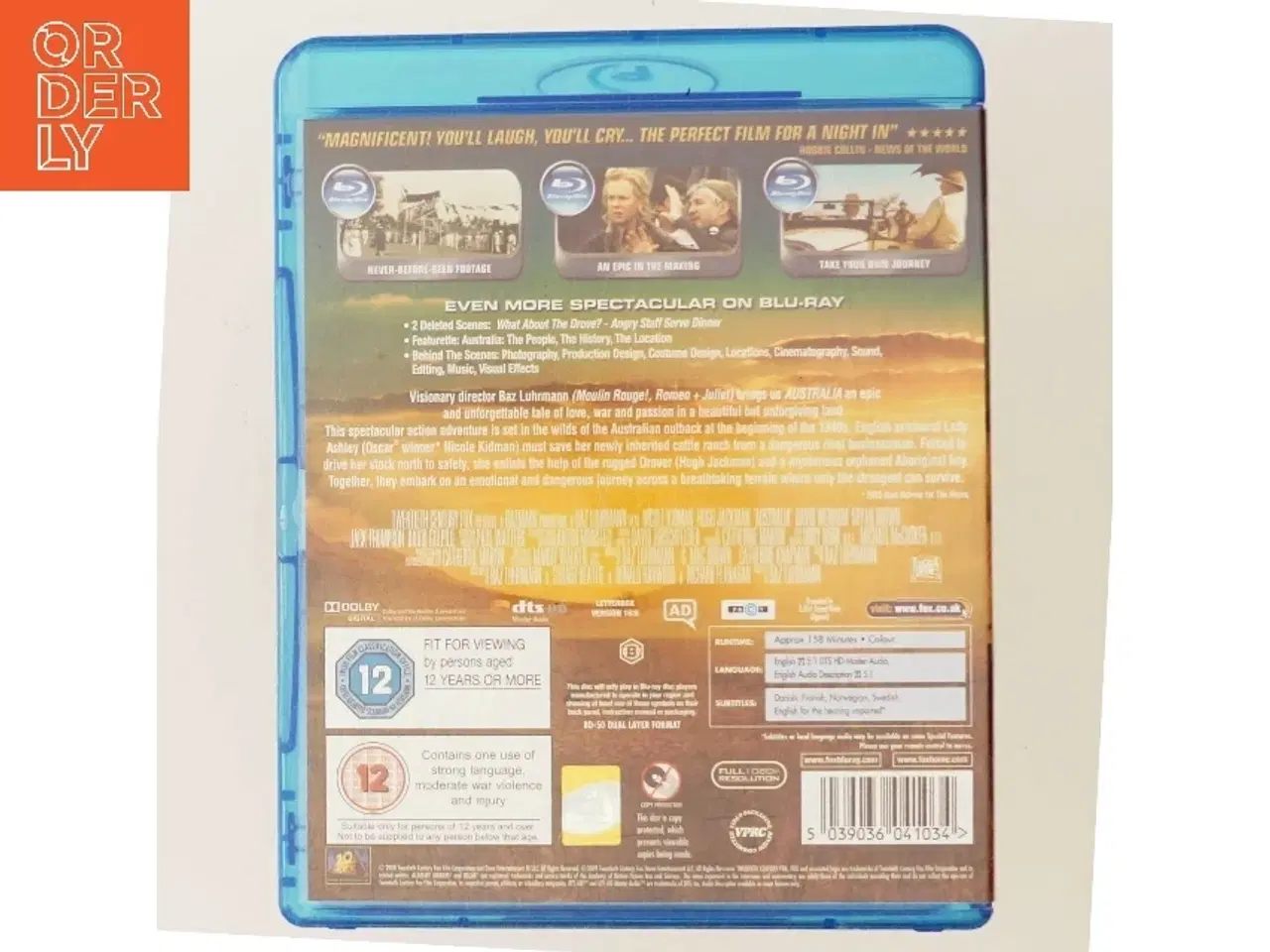 Billede 3 - Australia med Nicole Kidman (Bluray)