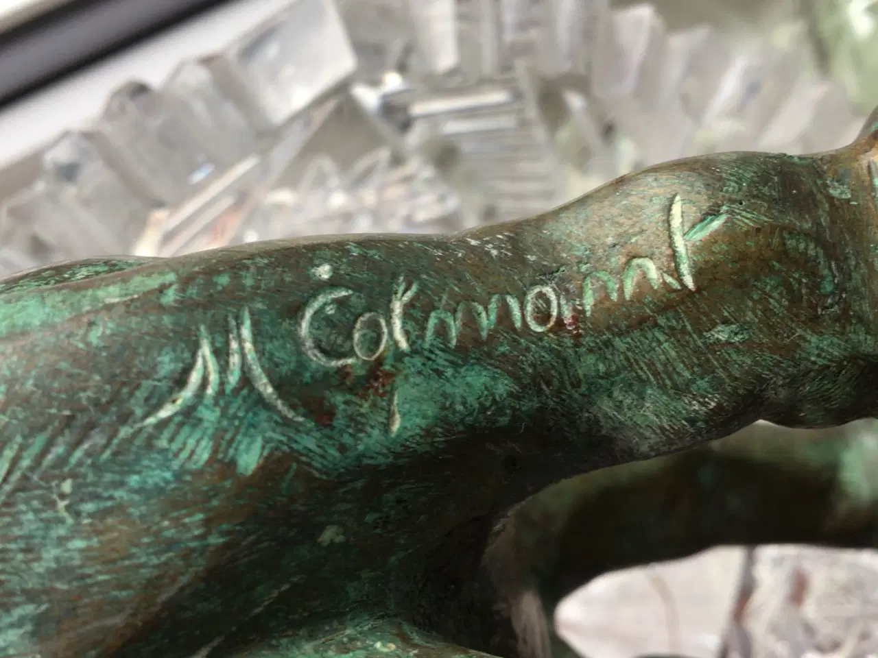 Billede 4 - Bronzefigur elefant