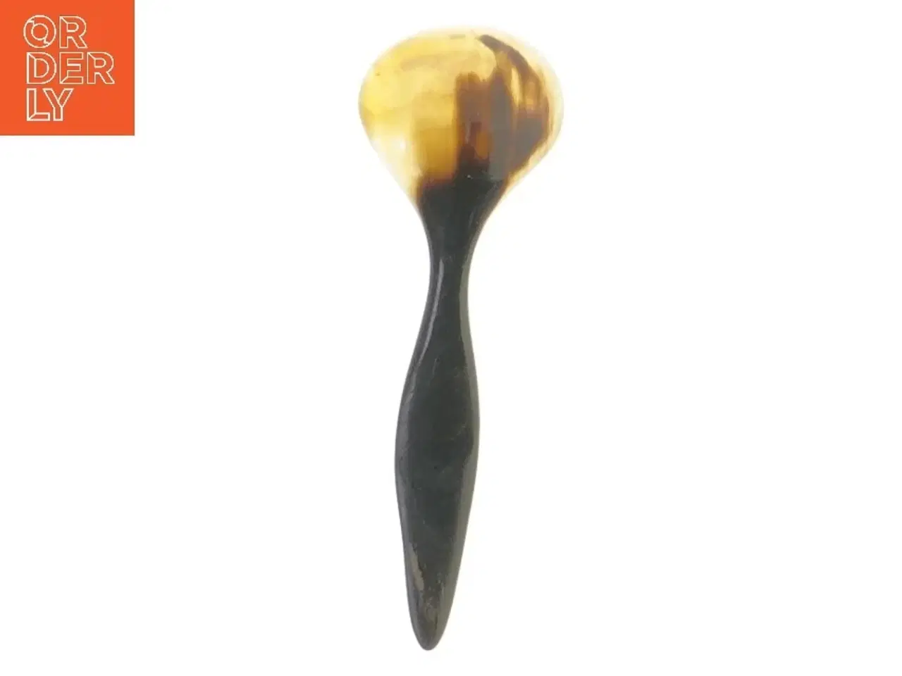 Billede 2 - Dekorativ ske (str. 13,5 cm)lavet af horn