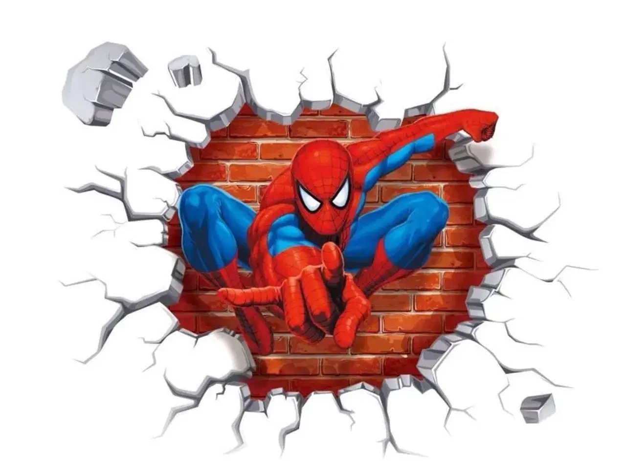 Billede 2 - Spiderman wallstickers wallsticker med Spiderman