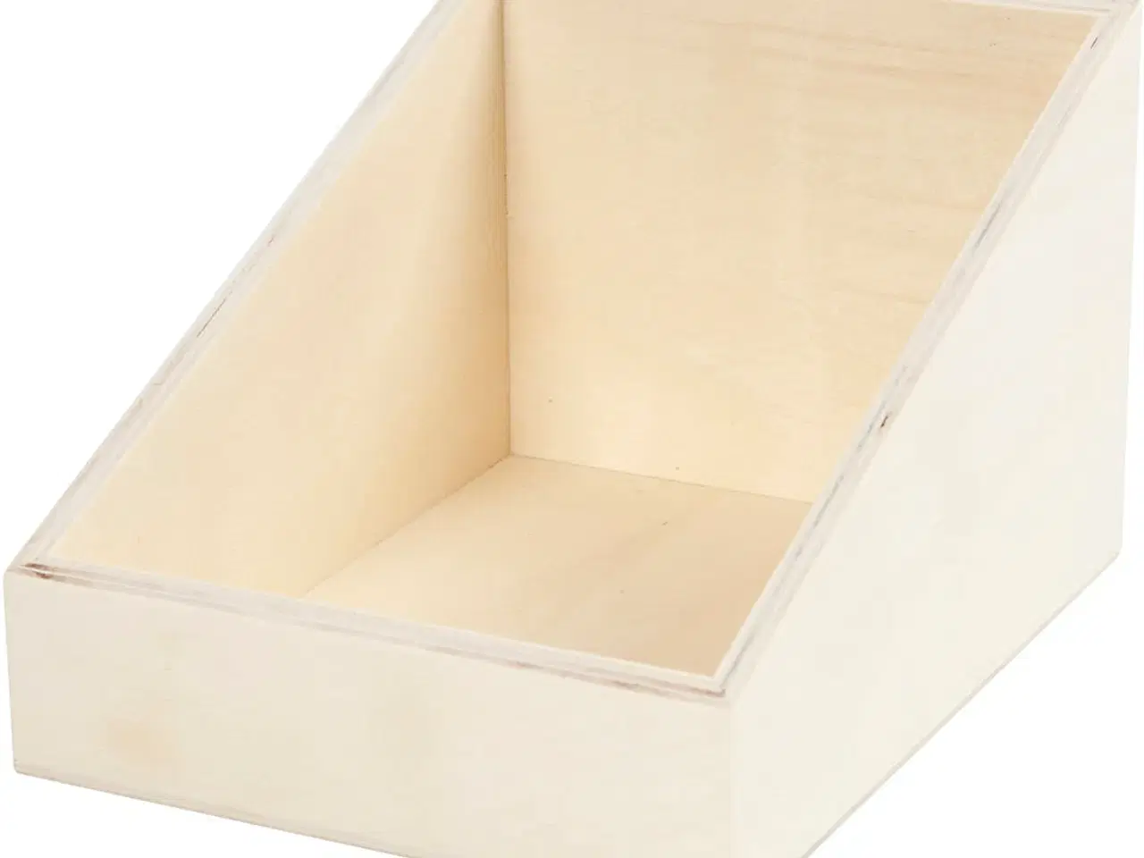 Billede 1 - Elegant displaykasse med skråsider - 12x19,5x15 cm