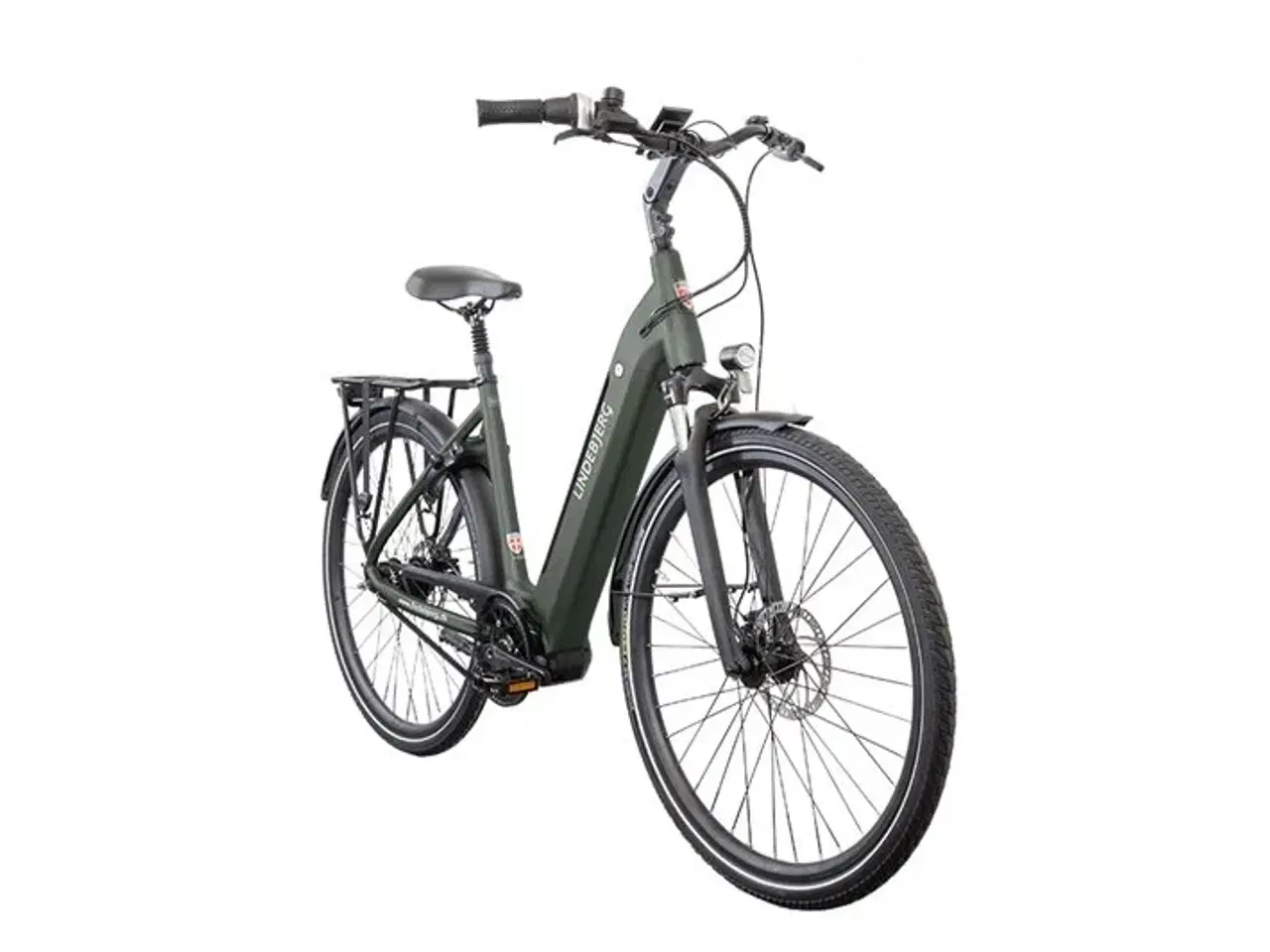 Billede 2 - Lindebjerg 28'' Elcykel Center Royal MAX - Mat grøn