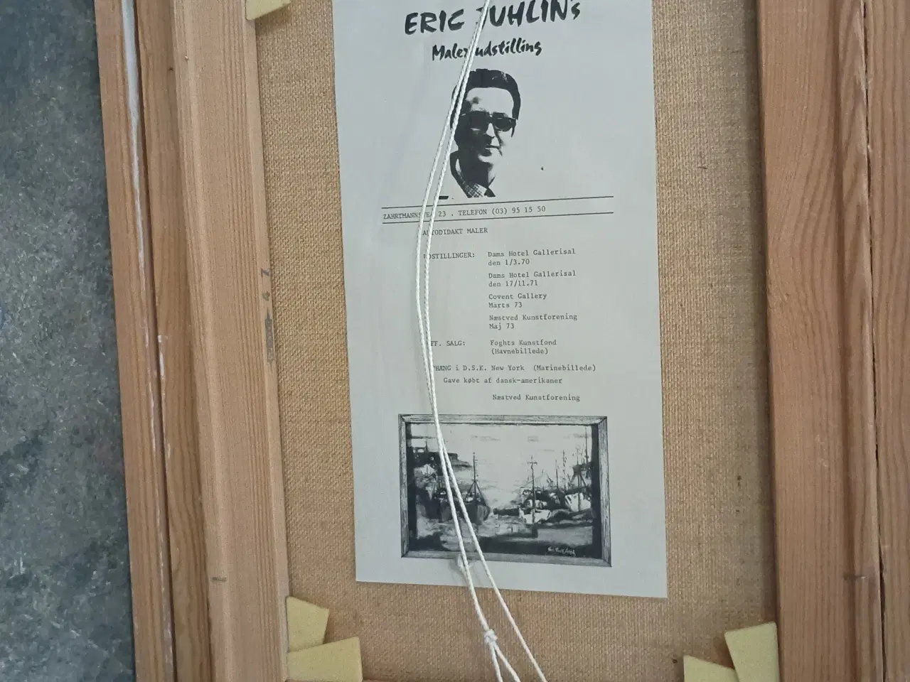 Billede 8 - Eric Juhlin maleri.