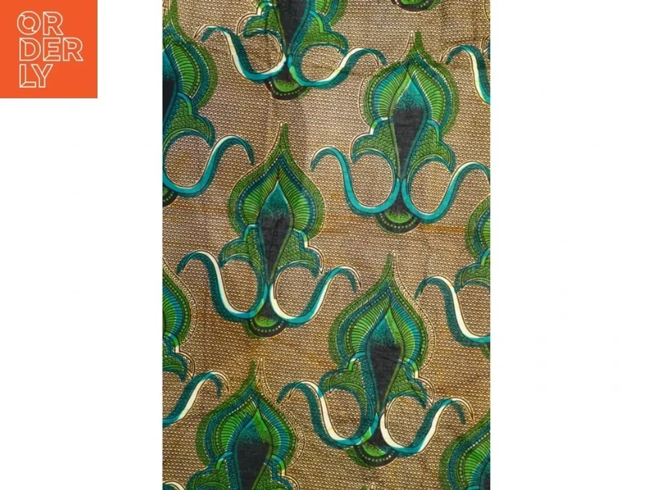 Billede 3 - Afrikansk print stof fra Tanzania(str. 115x204 cm)