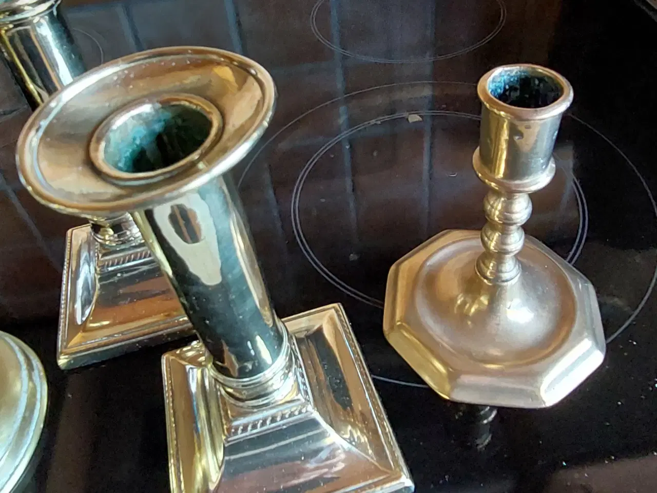 Billede 4 - ANTIKKE 17 / 1800 TALS LYSESTAGER - (samlet pris) 