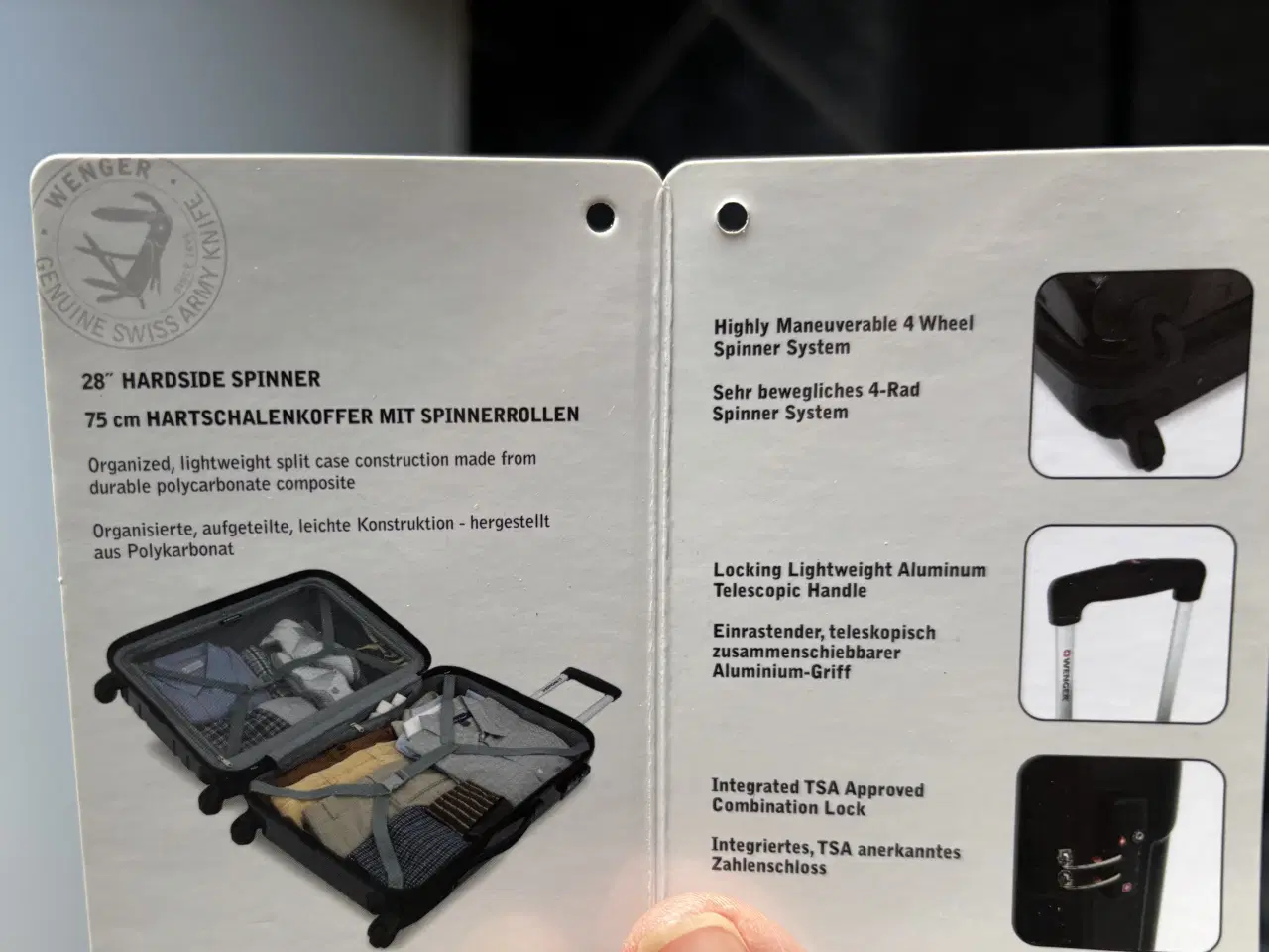 Billede 9 - Lækker rejsekuffert hardbox of med gode hjul