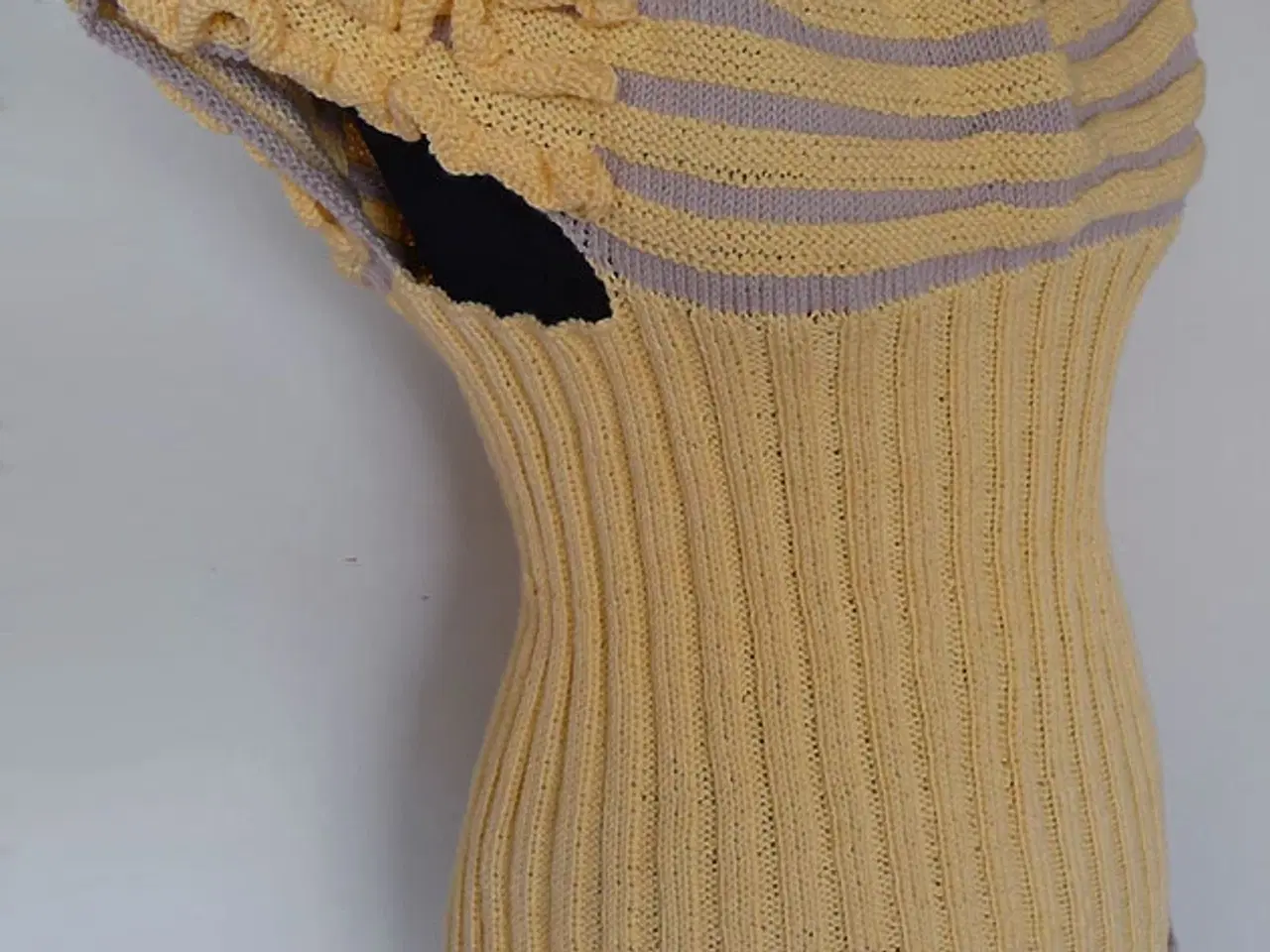 Billede 1 - Ny håndstrikket bluse i 100% Egyptisk bomuld