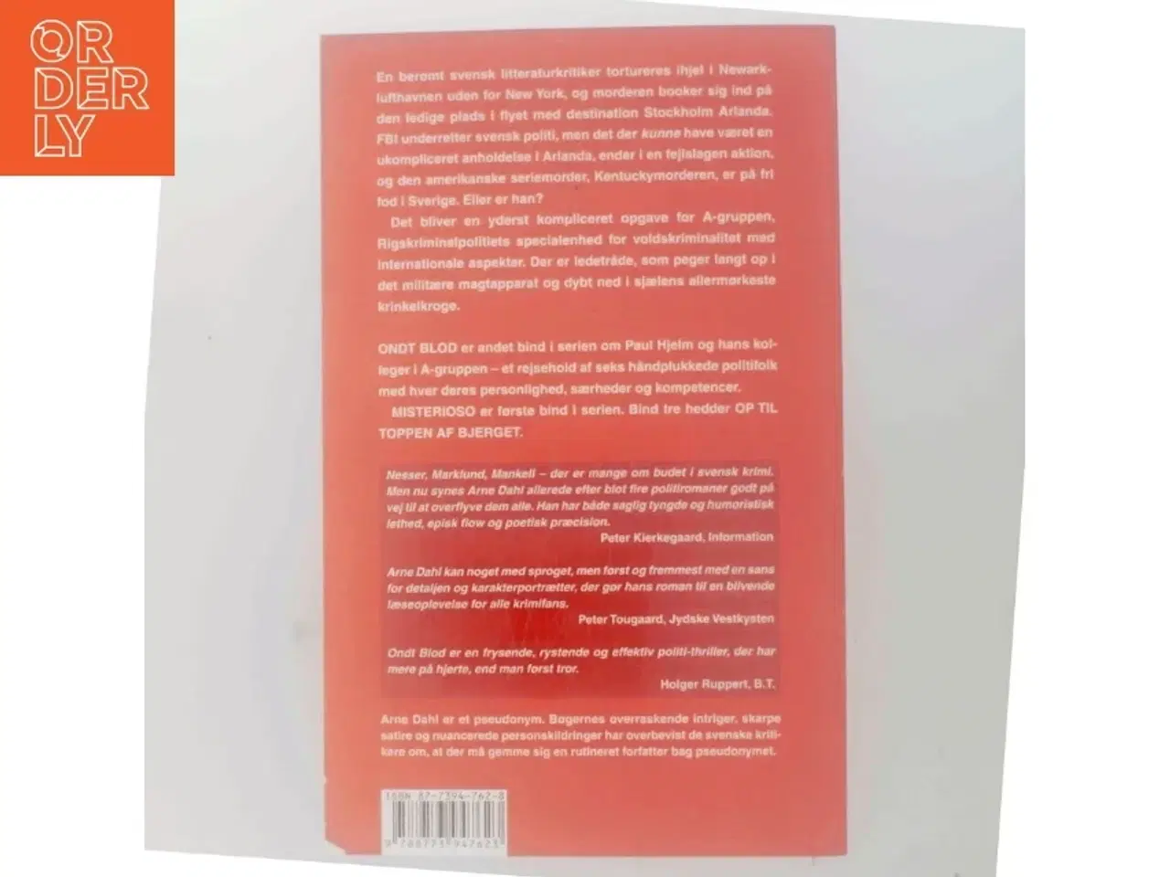 Billede 3 - Ondt blod : kriminalroman af Arne Dahl (f. 1963) (Bog)
