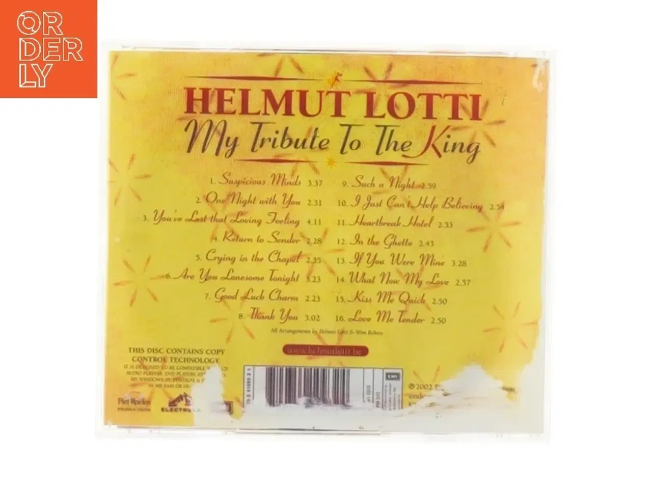 Billede 2 - Helmut Lotti CD - My Tribute to the King