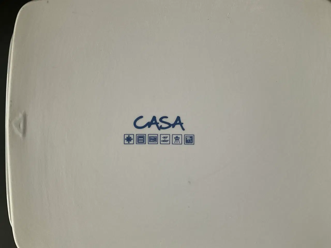 Billede 8 - 2 Hvide rektangulære CASA ovnfade keramik