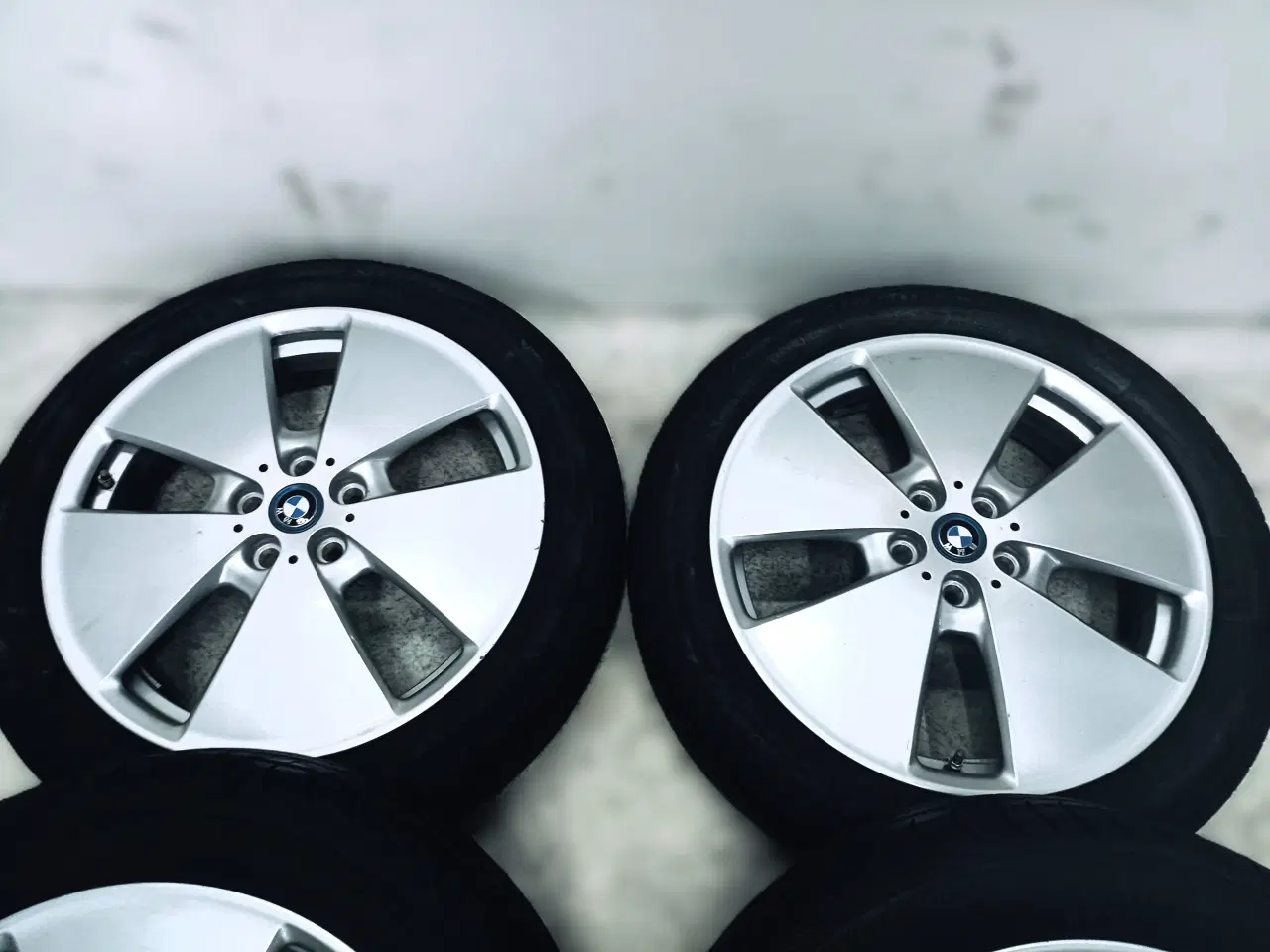 Billede 4 - 5x112 19" ET43 nav 66,6ø BMW i3 sommersæt inkl.TPM