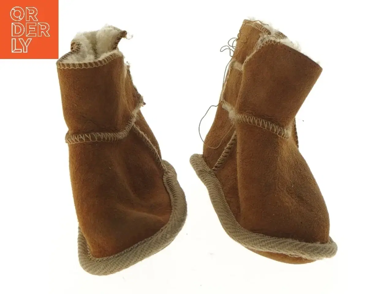 Billede 4 - Brune børnestøvler med pelsfor (str. 17 cm)