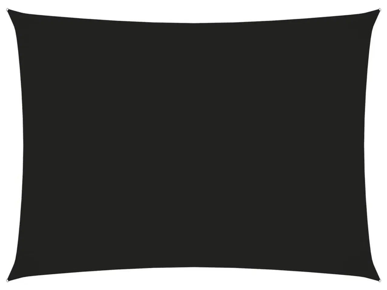 Billede 1 - Solsejl 3x4,5 m rektangulær oxfordstof sort