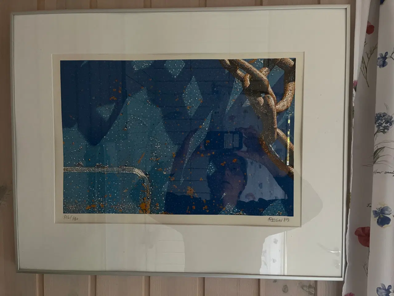 Billede 2 - Bjarke Regn Svendsen, Litografi, aluramme. Giv bud